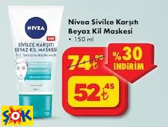 NİVEA SİVİLCE KARŞITI BEYAZ KİL MASKESİ 150 ML NİVEA SİVİLCE KARŞITI BEYAZ KİL MASKESİ 150 ML